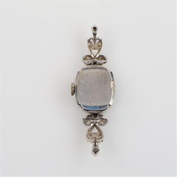 Longines 14kt White Gold Diamond Watch