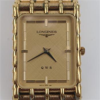 Longines QWR 18kt GP Dress Watch