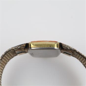 Longines Square Dress 14kt GP Watch