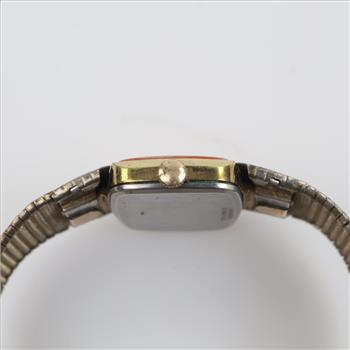 Longines Square Dress 14kt GP Watch