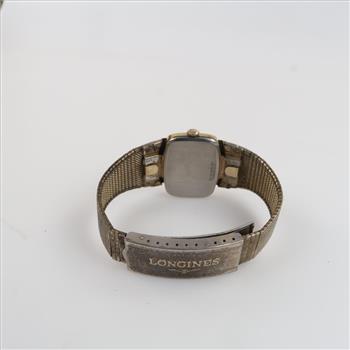 Longines Square Dress 14kt GP Watch