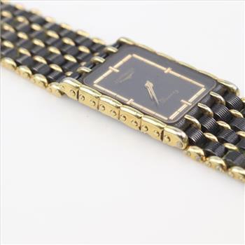 Longines Two-tone Black & Gold Dress Watch