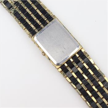 Longines Two-tone Black & Gold Dress Watch