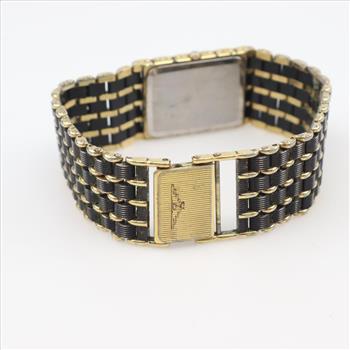 Longines Two-tone Black & Gold Dress Watch