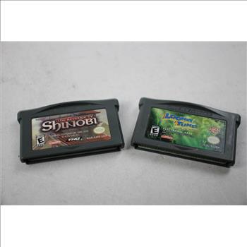 Looney Tunes: Back In Action And The Revenge Of Shinobi Video Game Cartridges For Nintendo Game Boy Advance