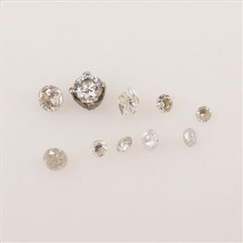 Loose Diamonds, 10 Pieces