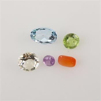 Loose Gemstones, 5 Pieces