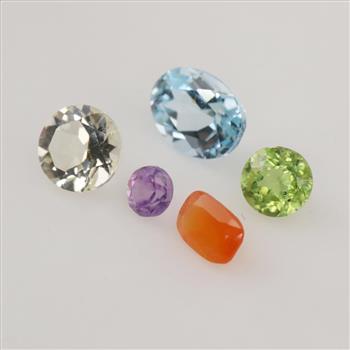 Loose Gemstones, 5 Pieces