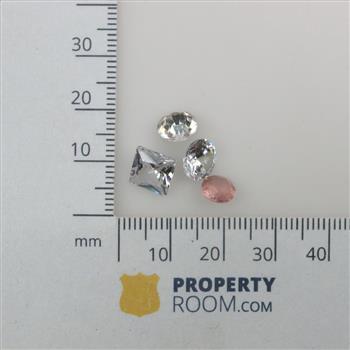 Loose Gemstones Crystal And Cubic Zirconia, 4 Pieces