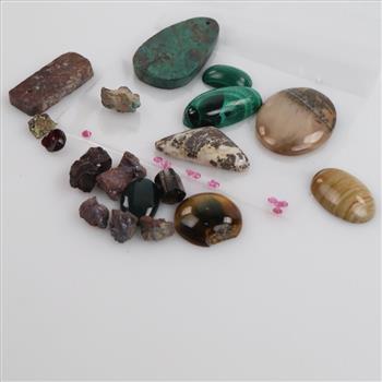 Loose Jewelry Craft Stones, 20+ Pieces