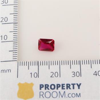 Loose Rectangular Ruby