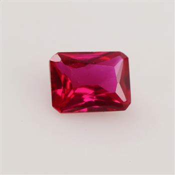 Loose Rectangular Ruby