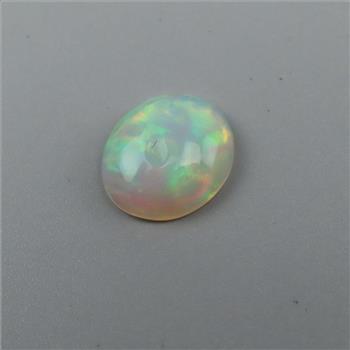 Loose Synthetic Black Opal Cabochon