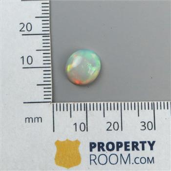 Loose Synthetic Black Opal Cabochon