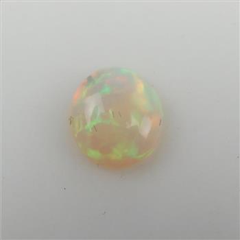 Loose Synthetic Black Opal Cabochon