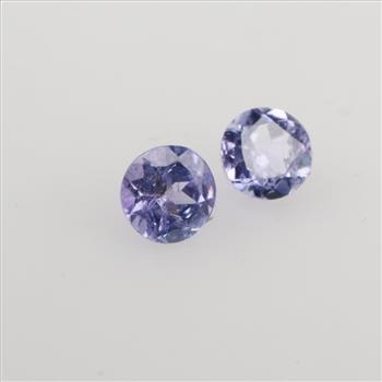 Loose Tanzanite Stone, 2 Pieces
