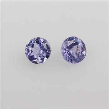 Loose Tanzanite Stone, 2 Pieces
