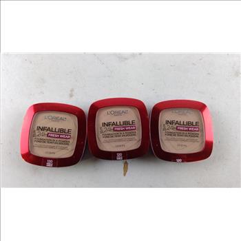 L'oreal Infaliable 120 Foundation Powder 3 Pieces