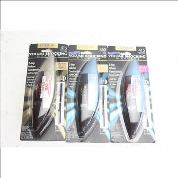 L'Oreal Paris Volume Shocking Mascara, 3 Pieces