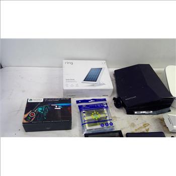 Lorex DVR, Anti Spy Bug Detector, Ring Solar Panel, And More, 13 Pieces