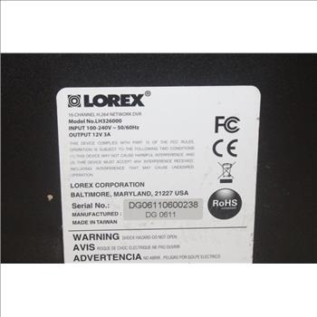 Lorex Edge 16 Channels H.264 Network Dvr