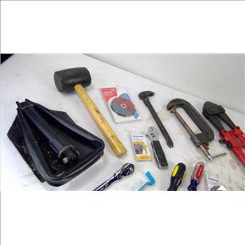 Lot, Hammer, Cutter, Shovel, Dremel Accs And More