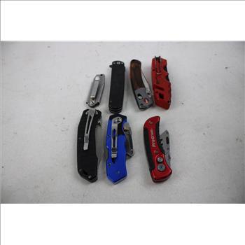 Lot Milwaukee And Other Knives