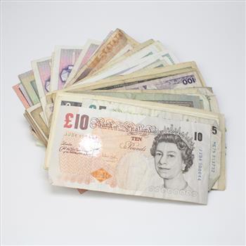 Lot Of 77 Foreign Currency