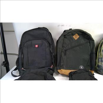 Lot Of Backpacks And  Crossbodyt, 7 Pieces