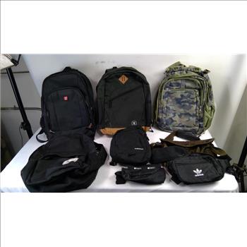 Lot Of Backpacks And  Crossbodyt, 7 Pieces