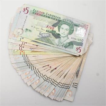 Lot Of East Caribbean Dollars