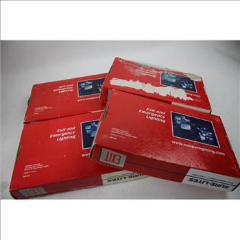 Lot Of Five (5) Sure-Lites LED Exit Sign Model CX71