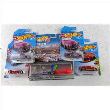 Lot Of Hot Wheels Cars, 5 Pieces