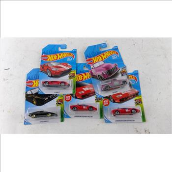 Lot Of Hot Wheels Cars, 5 Pieces