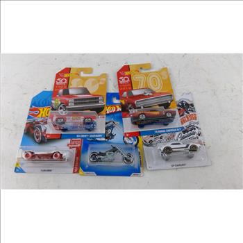 Lot Of Hot Wheels Cars, 5 Pieces