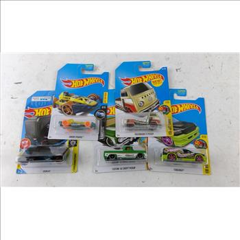 Lot Of Hot Wheels Cars, 5 Pieces