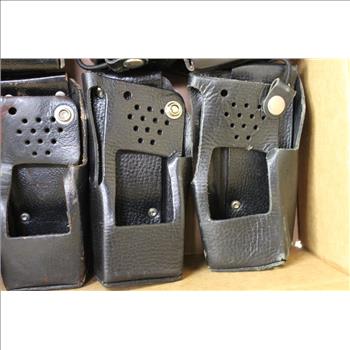 Lot Of Leather Radio Holsters