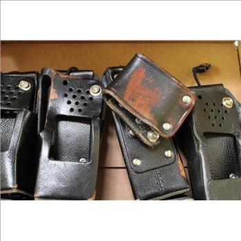Lot Of Leather Radio Holsters