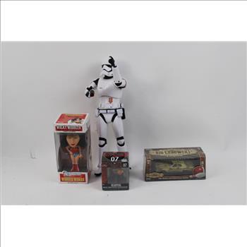 Lot Of Toys Collectibles, Pop Fifgures, Cards, Mini Cars And More