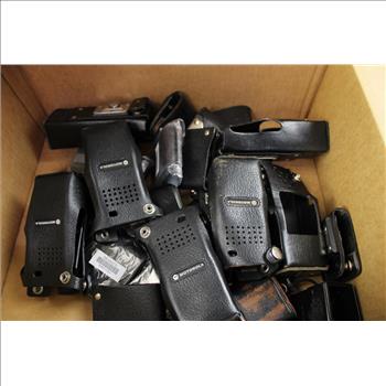 Lot Radio Leather Holster