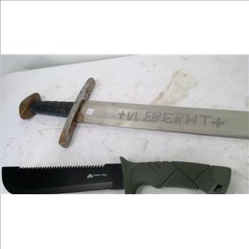 Lot Sword Or Knife, 5 Pieces