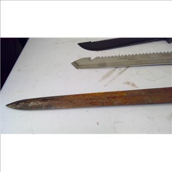 Lot Sword Or Knife, 5 Pieces