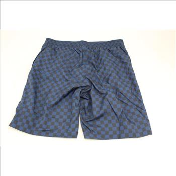 Louis Vuitton Black/Blue Swim Shorts, Size Large