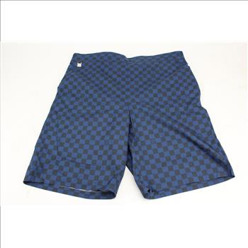 Louis Vuitton Black/Blue Swim Shorts, Size Large