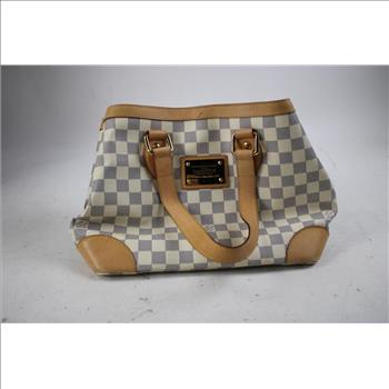Louis Vuitton Damier Azur Hampstead Tote - Doublechecked By Entrupy