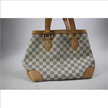 Louis Vuitton Damier Azur Hampstead Tote - Doublechecked By Entrupy