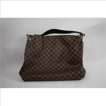 Louis Vuitton Damier Ebene Graceful PM Bag - Double-Checked by Entrupy