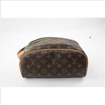 Louis Vuitton Monogram Dopp Kit Toilet Pouch - Doublechecked By Entrupy