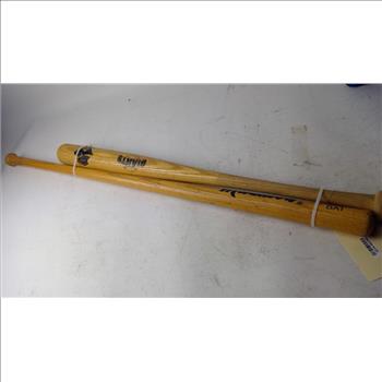 Louisvile Slugger Giants Wooden Bat, Markwort Corkball Bat, 2 Pieces