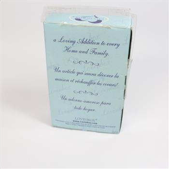 Lovinbox Hang Sculpted Glass Bear Angel Figurine In Original Packaging